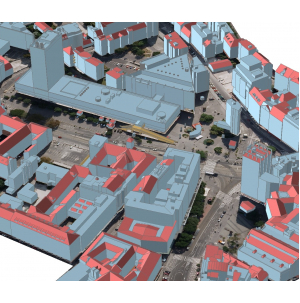 3D modely miest – zástavby 